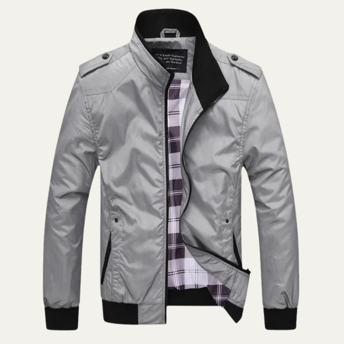 The Firenze Veste bombardier légère à col montant pour homme