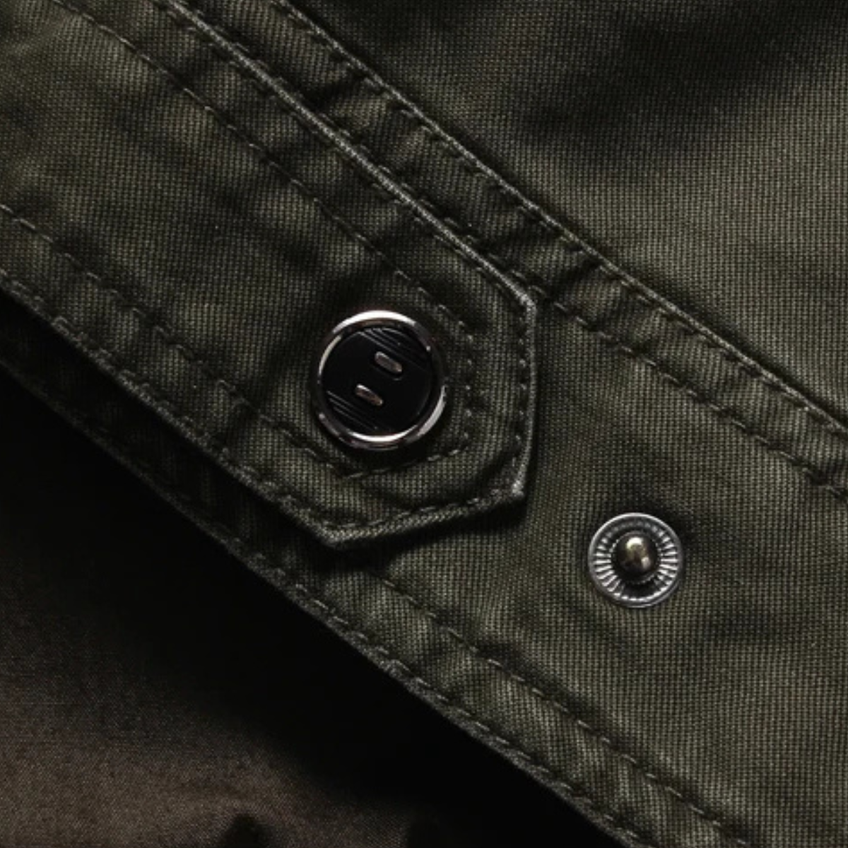 The Capri Veste Cargo pour Homme avec Col Militaire Montant