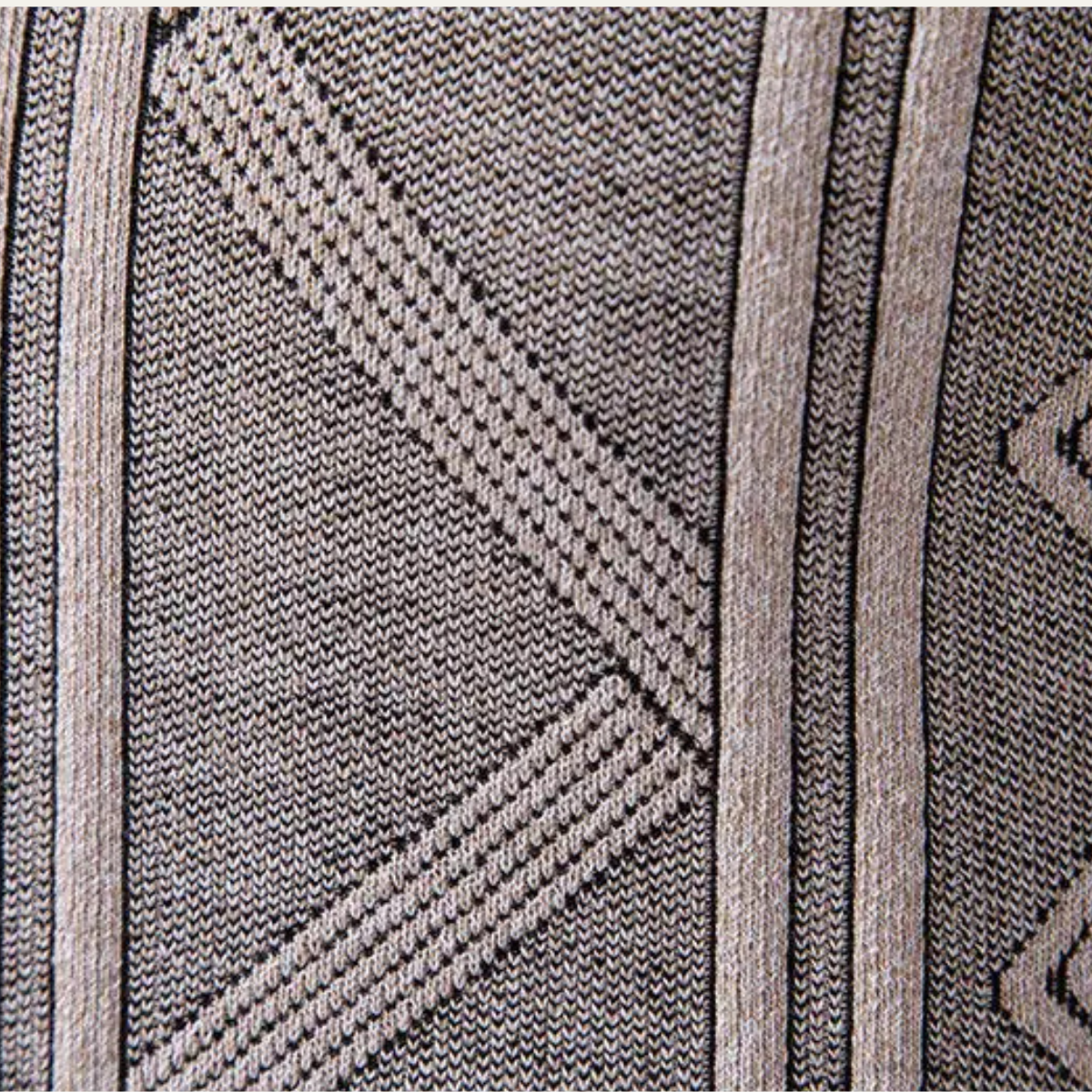 The Chianti – Veste Tricotée Zippée à Motifs Homme