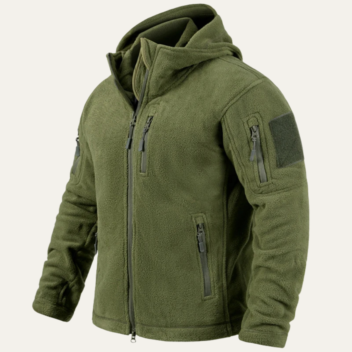 The Moray Veste tactique à capuche en polaire d’hiver pour homme