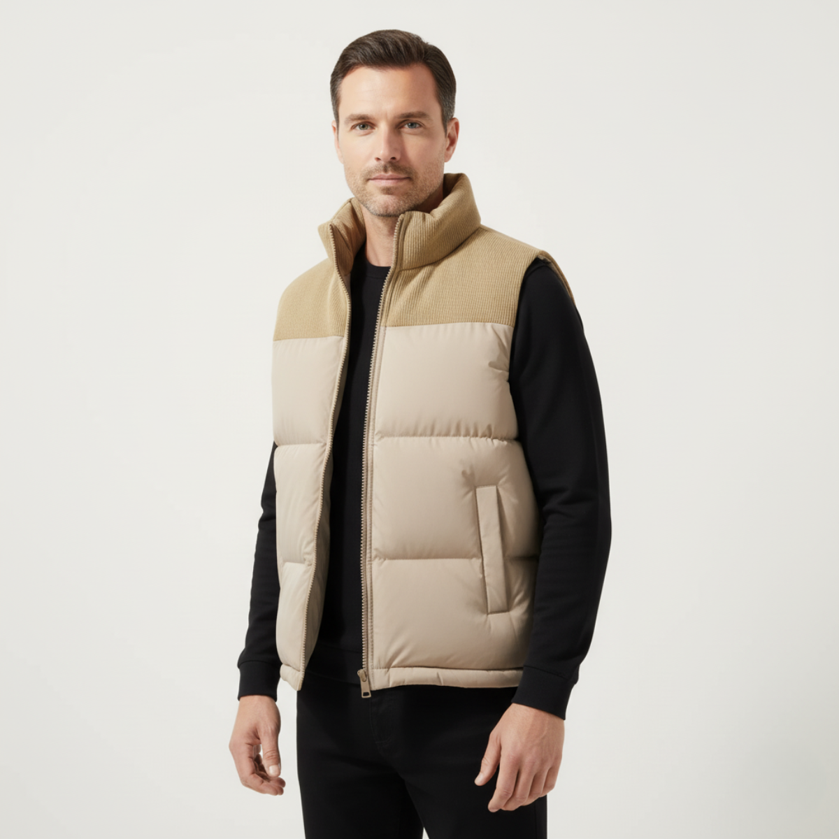 The Port Isaac Gilet Puffer Matelassé Chic pour Homme