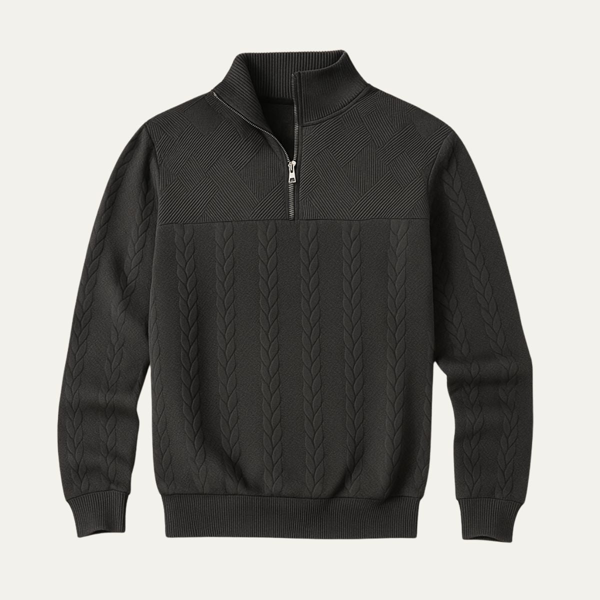 The Amalfi Pull demi zip pour homme à col zippé