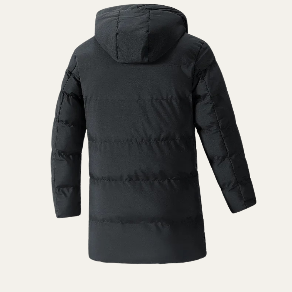The Fulham Veste matelassée longue d’hiver à capuche pour homme