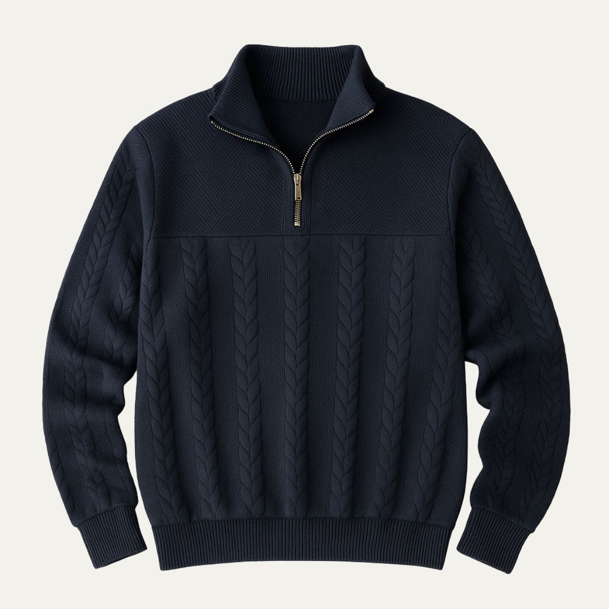 The Amalfi Pull demi zip pour homme à col zippé