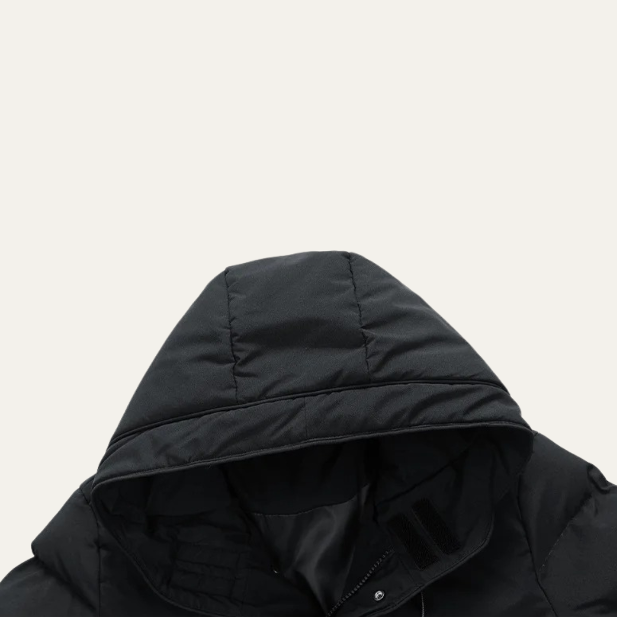 The Fulham Veste matelassée longue d’hiver à capuche pour homme