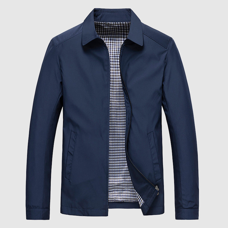 The Montepulciano Veste coupe-vent légère décontractée pour homme avec col montant élégant