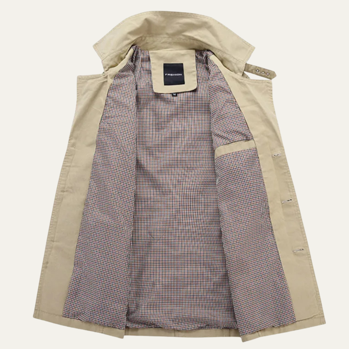 The Bramwell Trench-coat classique à double boutonnage pour homme