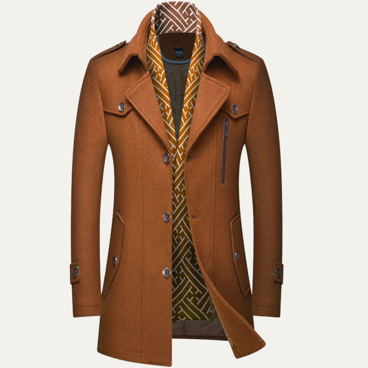 The Avebury - Manteau Trench d'Hiver Double Boutonnage pour Homme