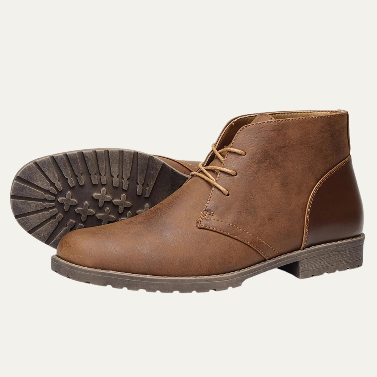 The Cerveteri Bottines Retro en Cuir à Lacets pour Homme