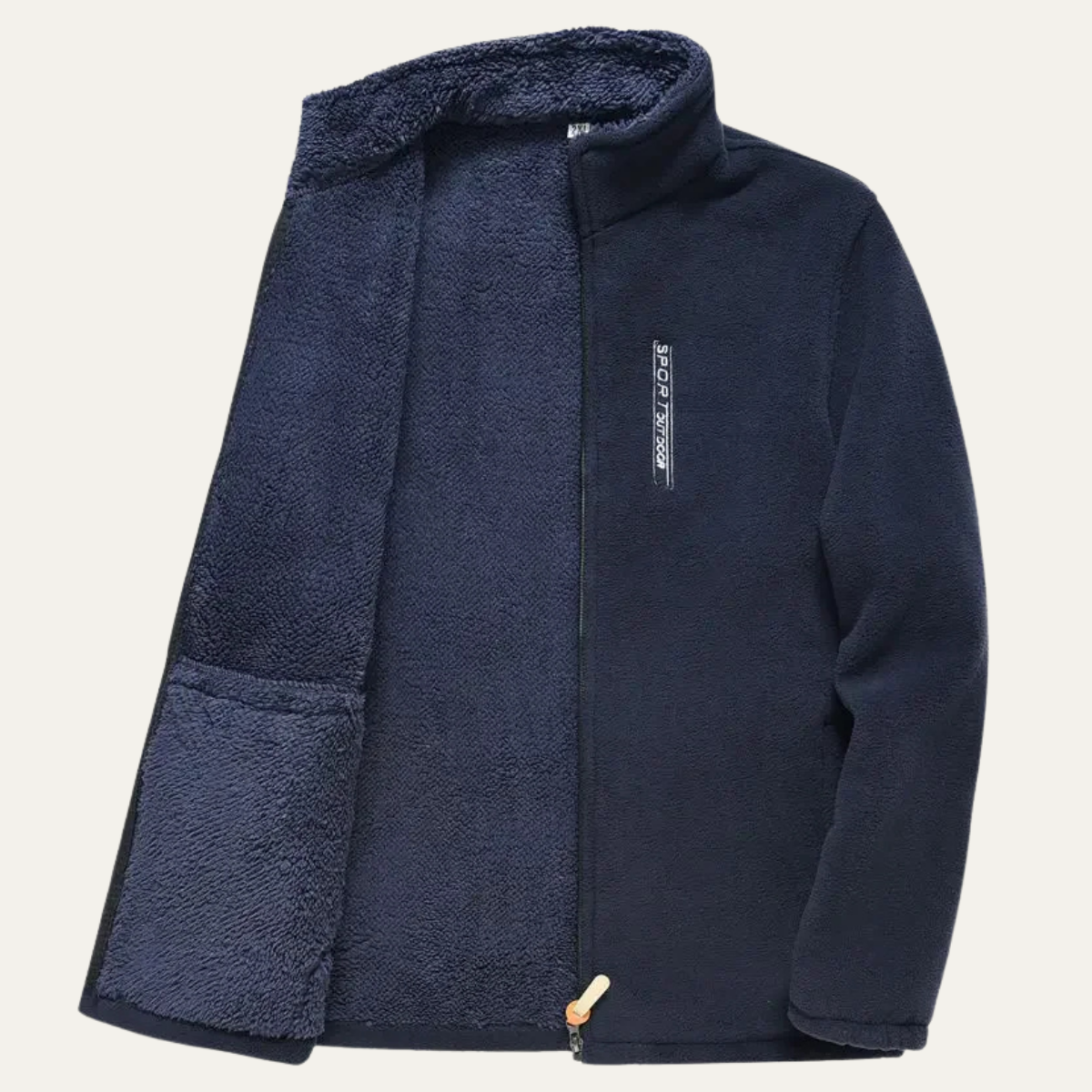 The Grosseto - Veste polaire zippée à capuche pour homme pour l'hiver