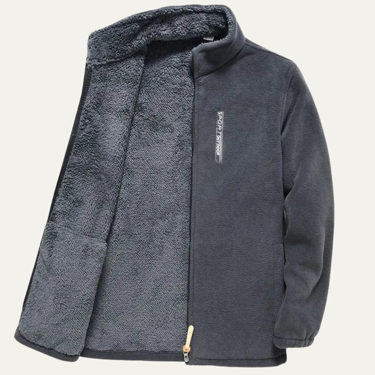 The Grosseto - Veste polaire zippée à capuche pour homme pour l'hiver