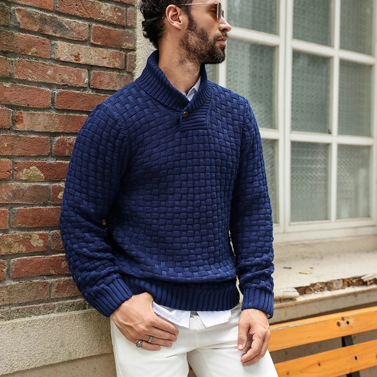 The Stirling - Pull d'Hiver Texturé pour Homme
