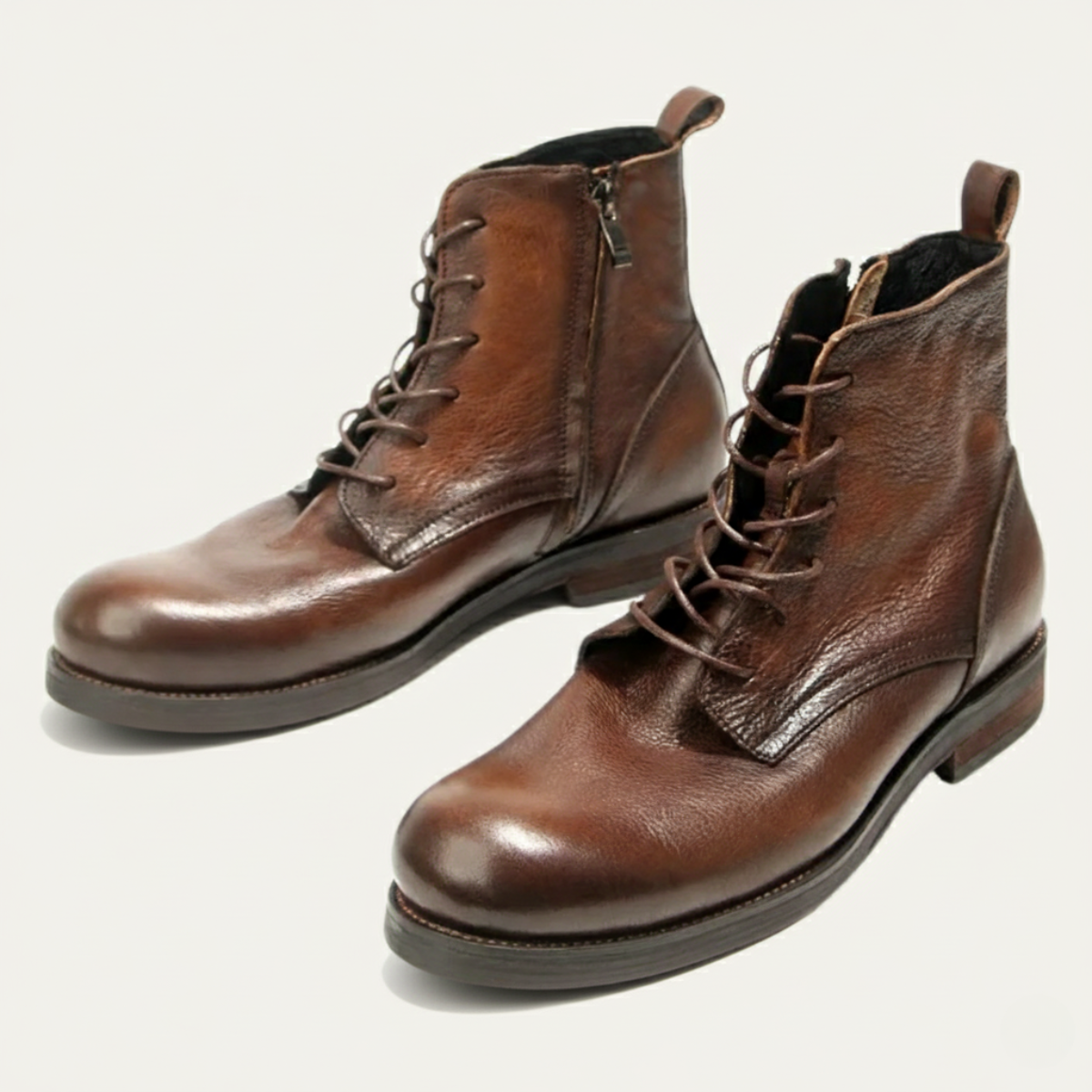 The St Davids - Bottes Casual en Cuir Retro pour Hommes