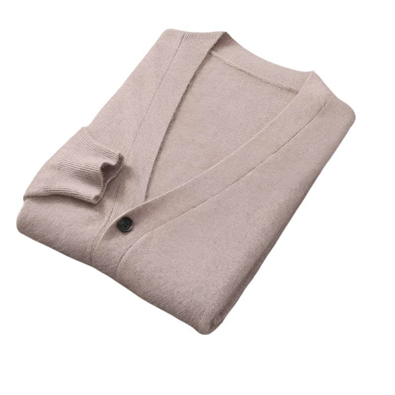 The Mayfair - Cardigan 100% Cachemire pour Hommes