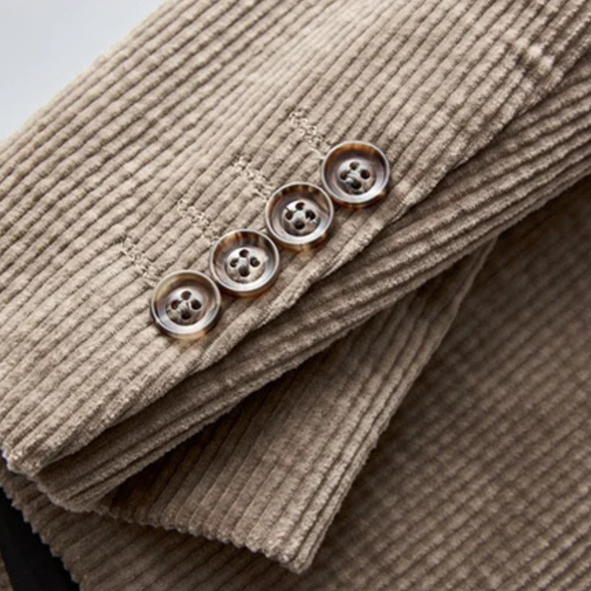 The Ellwood - La Veste Blazer Casual Slim Fit en Velours Côtelé pour Homme