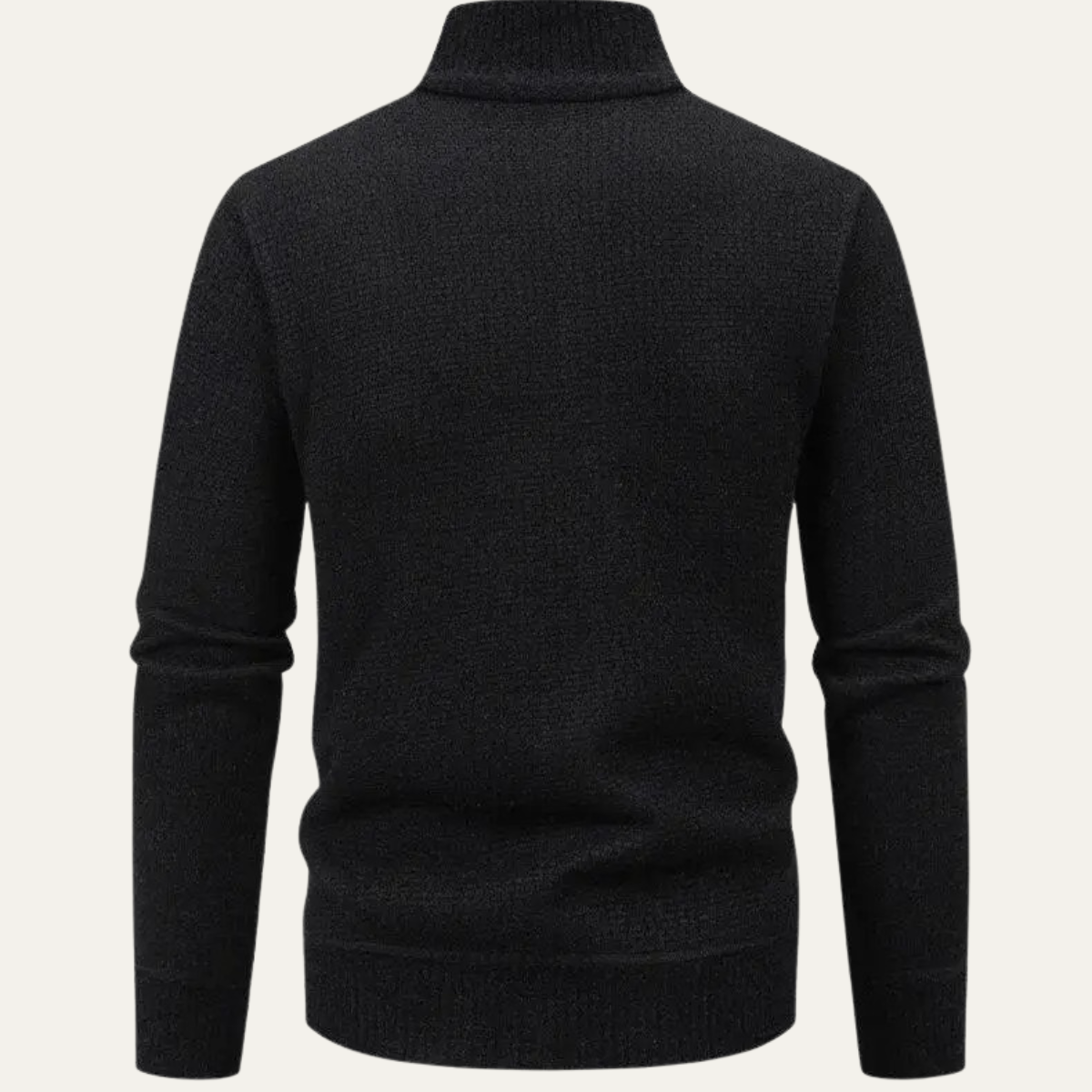 The Montefalco – Cardigan Zippé en Maille Texture Homme