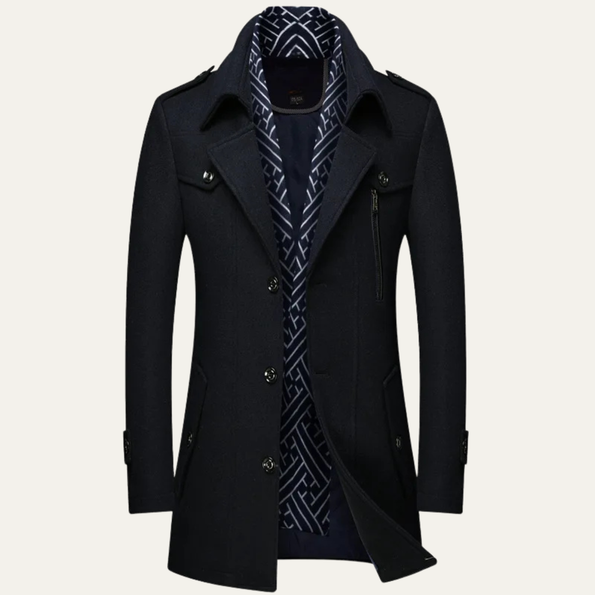 The Avebury - Manteau Trench d'Hiver Double Boutonnage pour Homme