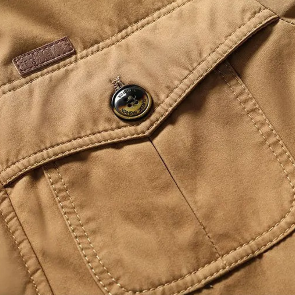 The Valpolicella - Parka d'hiver à capuche pour homme avec doublure en polaire