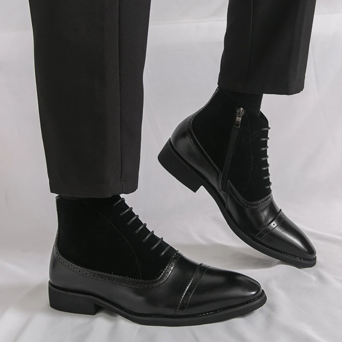 The Thistlewood Bottines Chelsea Élégantes en Cuir pour Homme