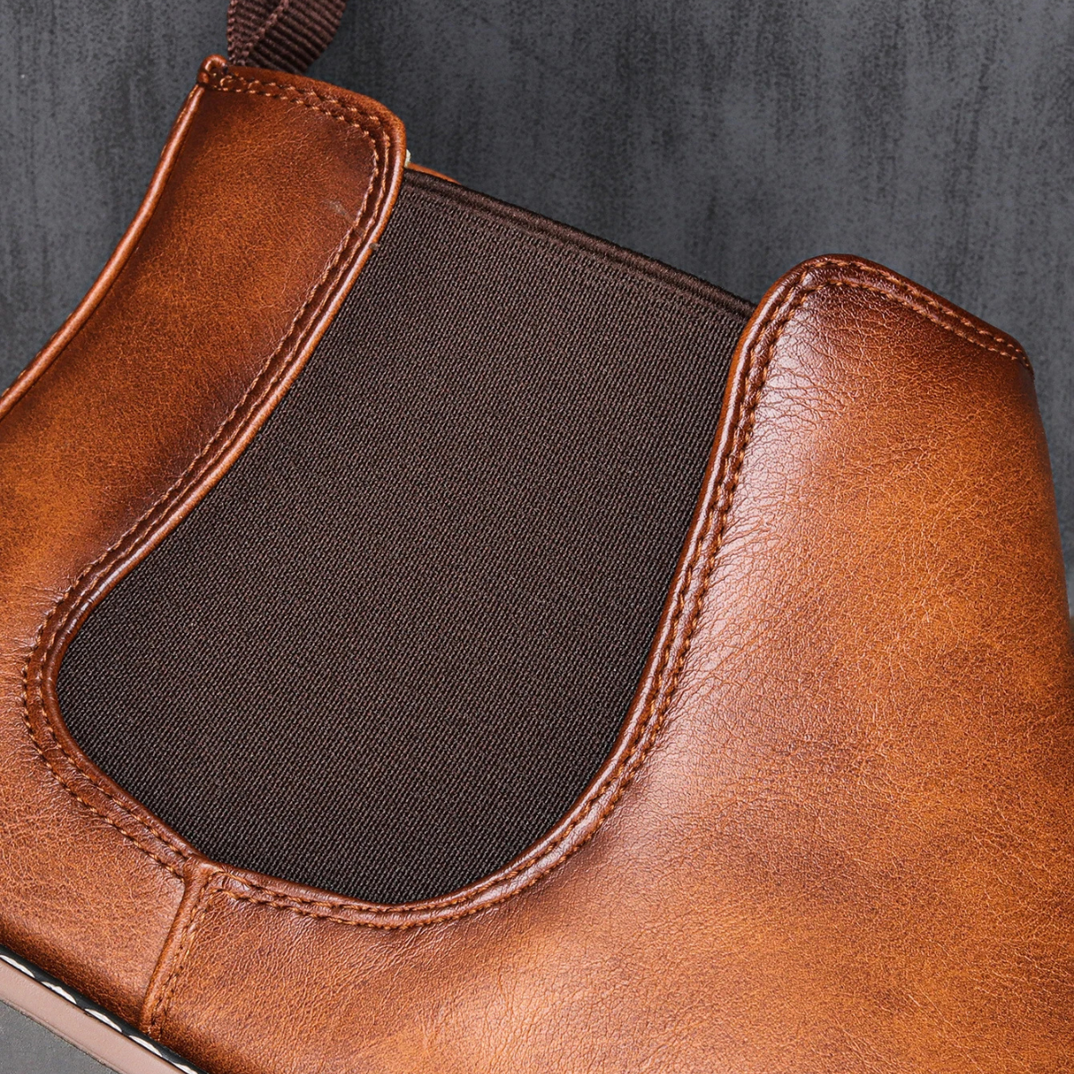 The Montalcino - Bottes Chelsea Classiques en Cuir Marron pour Homme