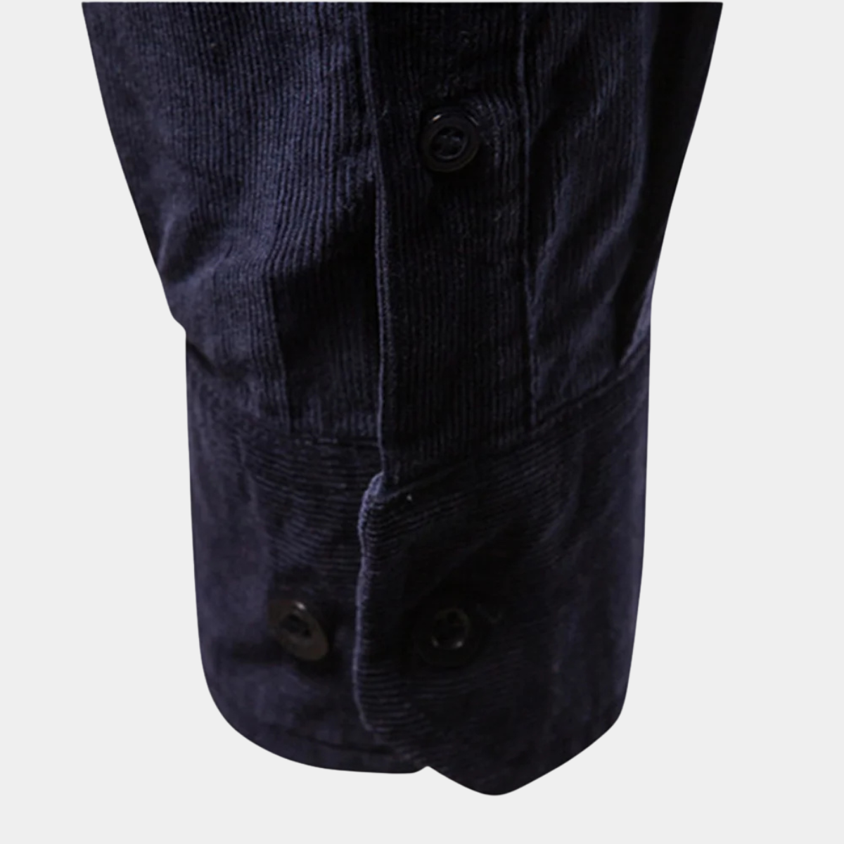 The Lecce - Chemise en Velours Côtelé Décontractée à Boutons pour Hommes