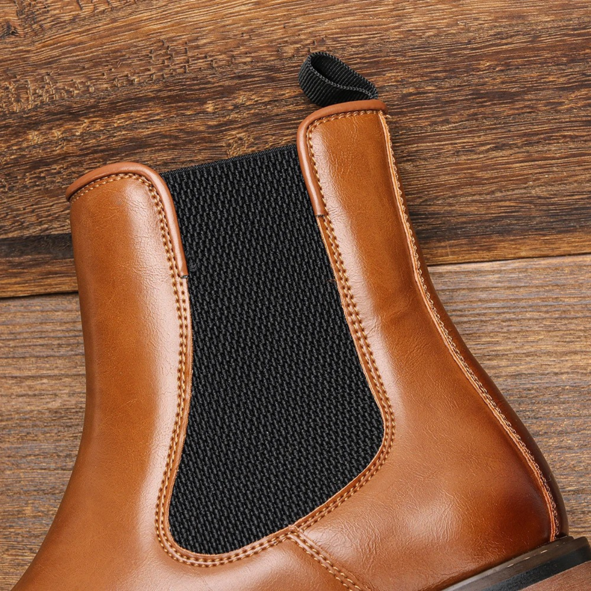 The Margate Bottines Chelsea Classiques en Cuir à Enfiler pour Homme