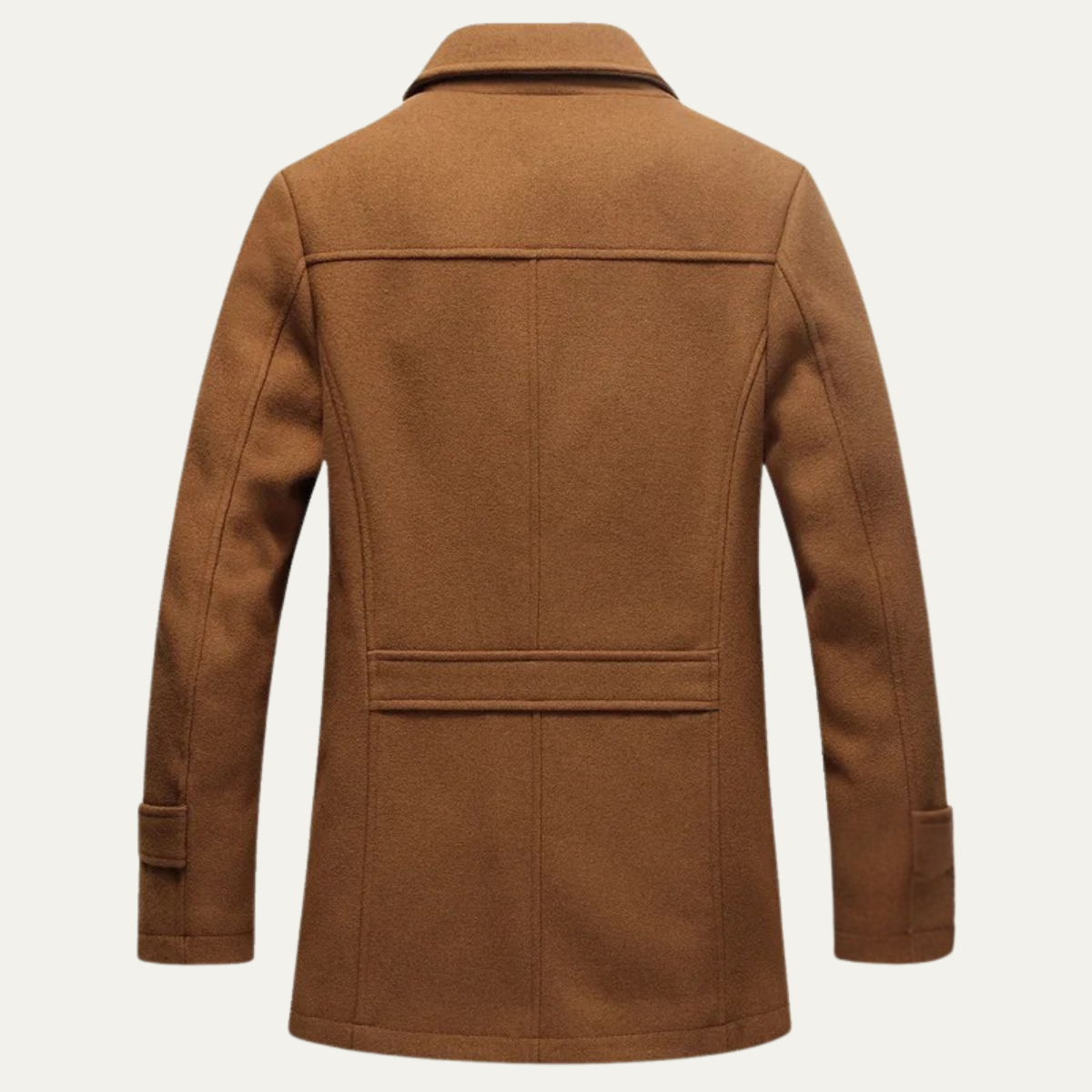 The Belgravia - Trench-coat pour homme en laine mélangée avec doublure matelassée