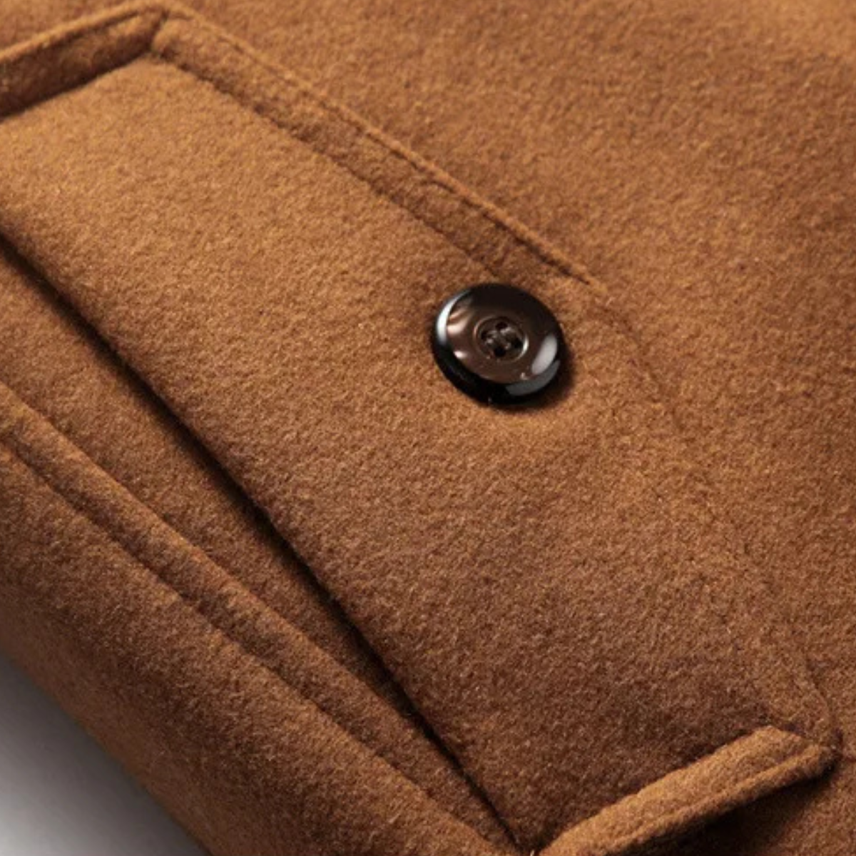 The Belgravia - Trench-coat pour homme en laine mélangée avec doublure matelassée