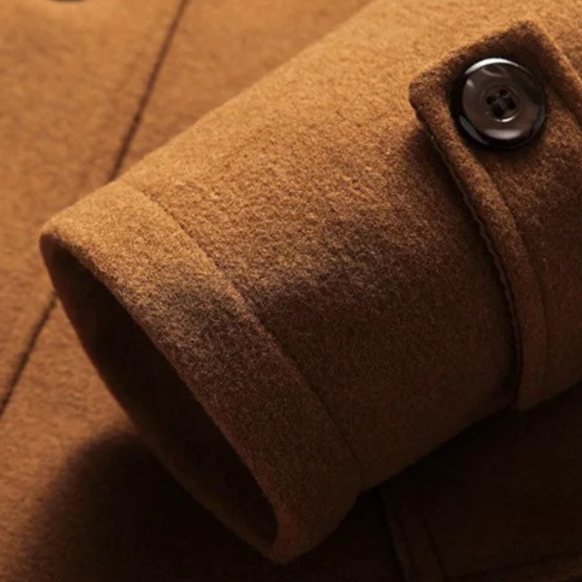 The Belgravia - Trench-coat pour homme en laine mélangée avec doublure matelassée