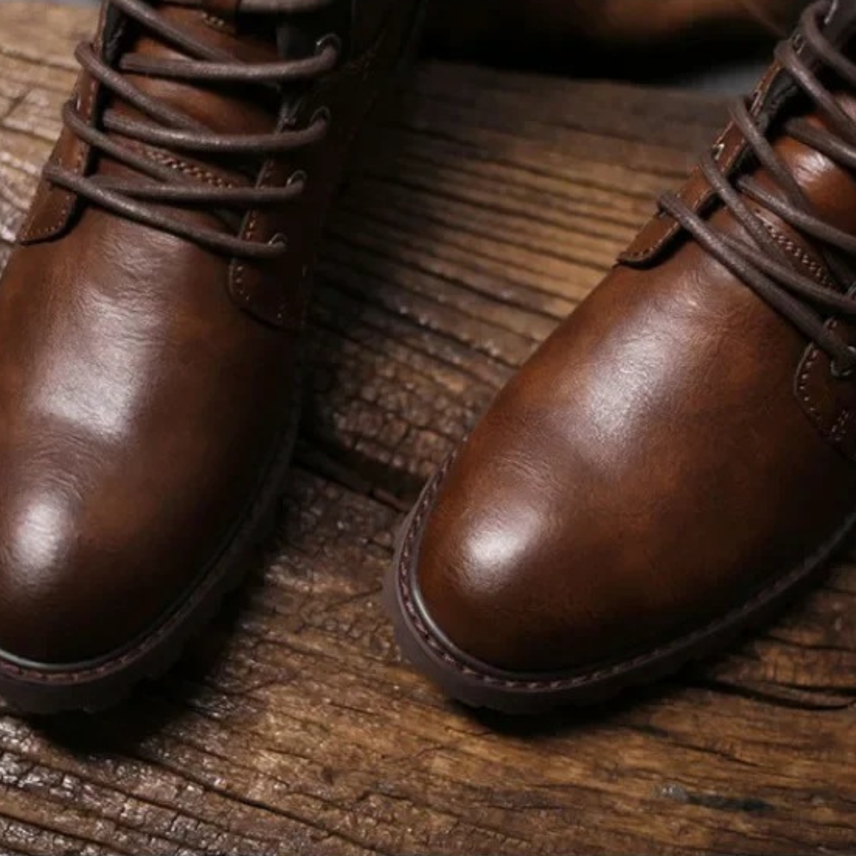 The Stanhope - Bottes de Biker Vintage Durables pour Hommes