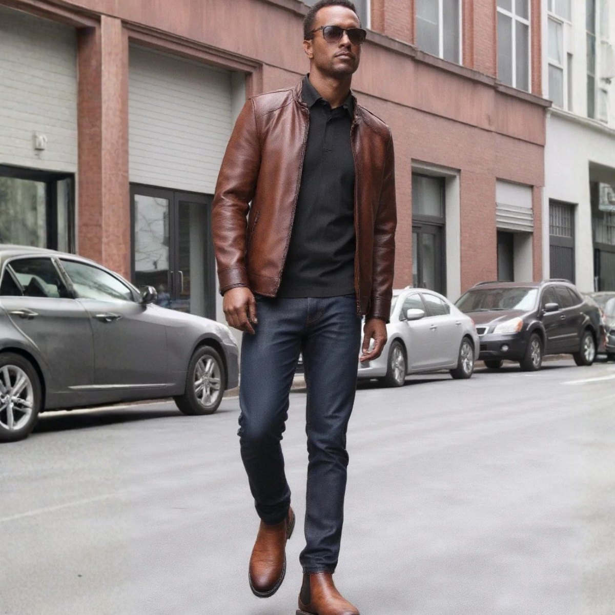 The Montalcino - Bottes Chelsea Classiques en Cuir Marron pour Homme