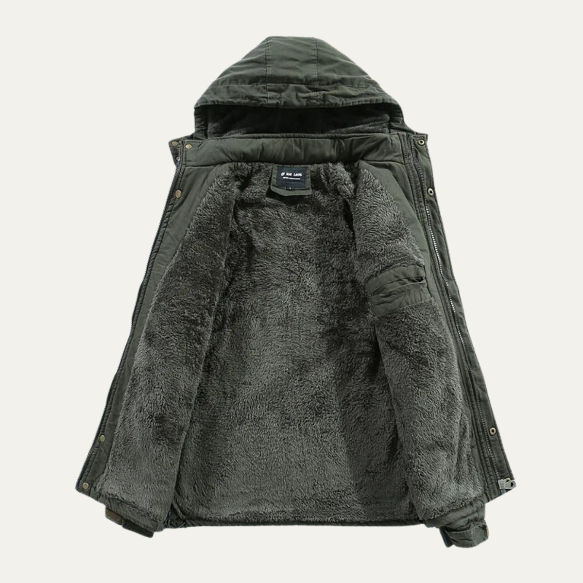 The Westbrook - Veste à capuche en coton pour homme avec doublure intérieure chaude