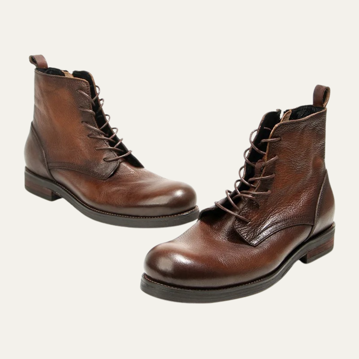 The St Davids - Bottes Casual en Cuir Retro pour Hommes