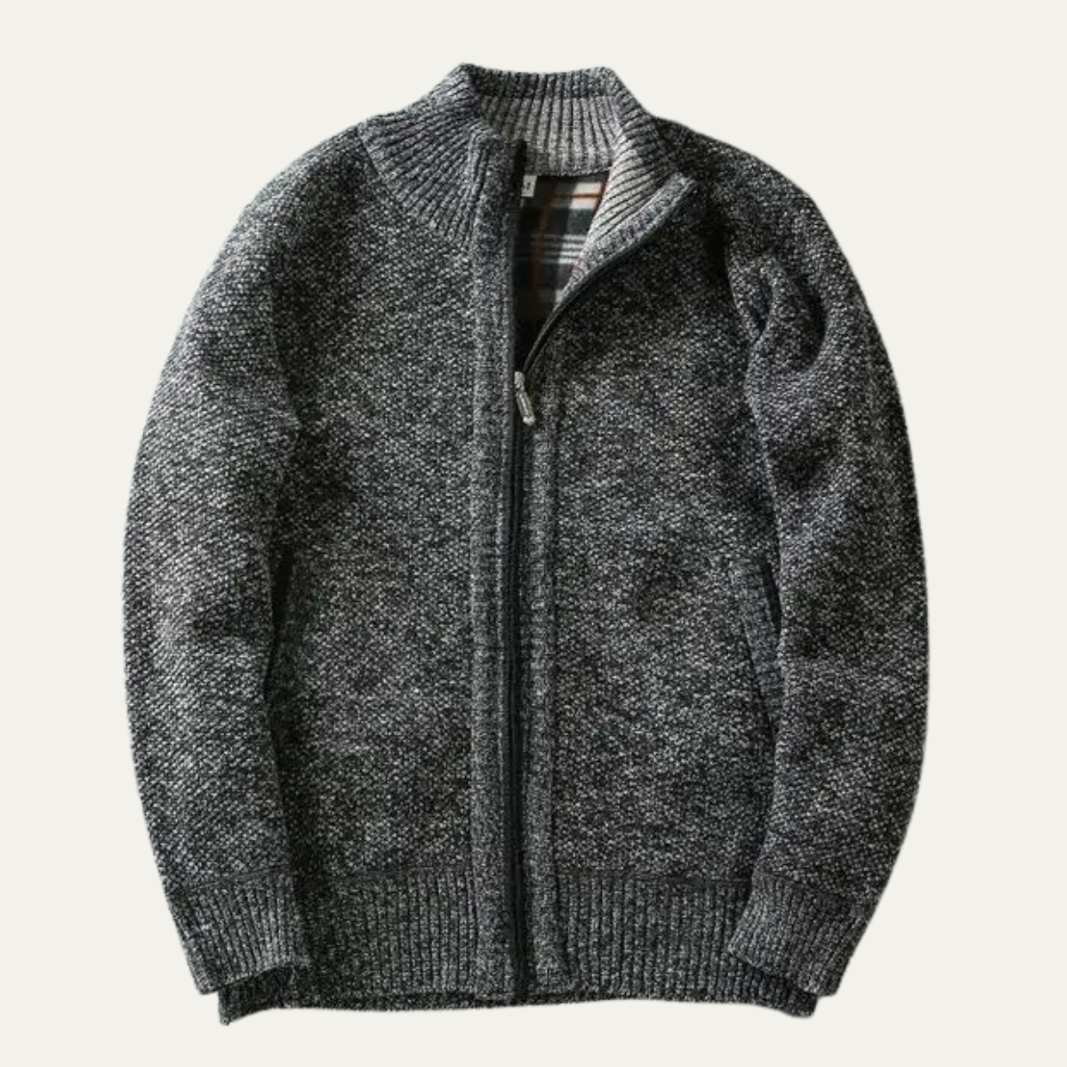 The Southwick Men's Chunky Knit Zip Layer Jacket