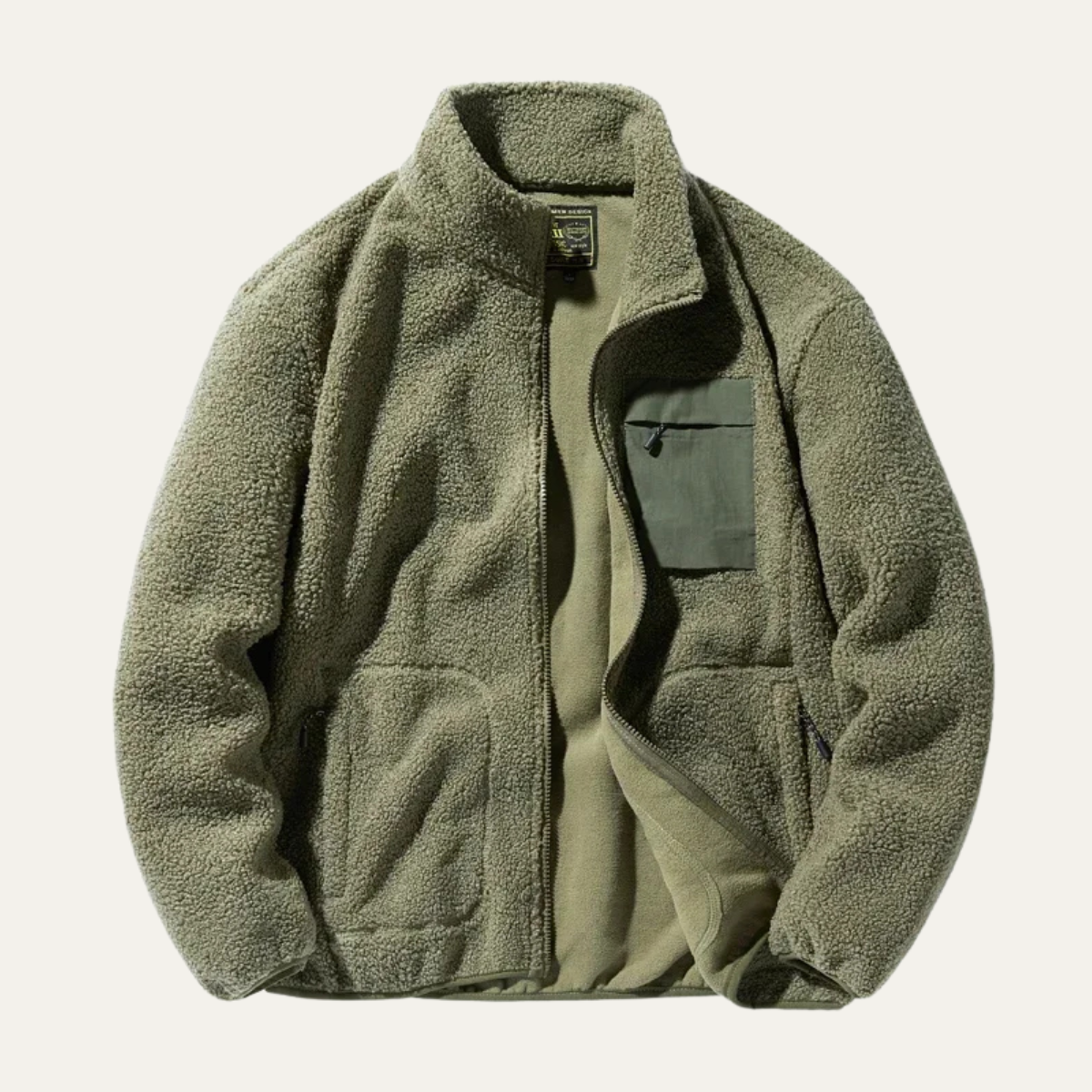 The Stresa - Veste Polaire Zippée Chaude de Plein Air pour Hommes