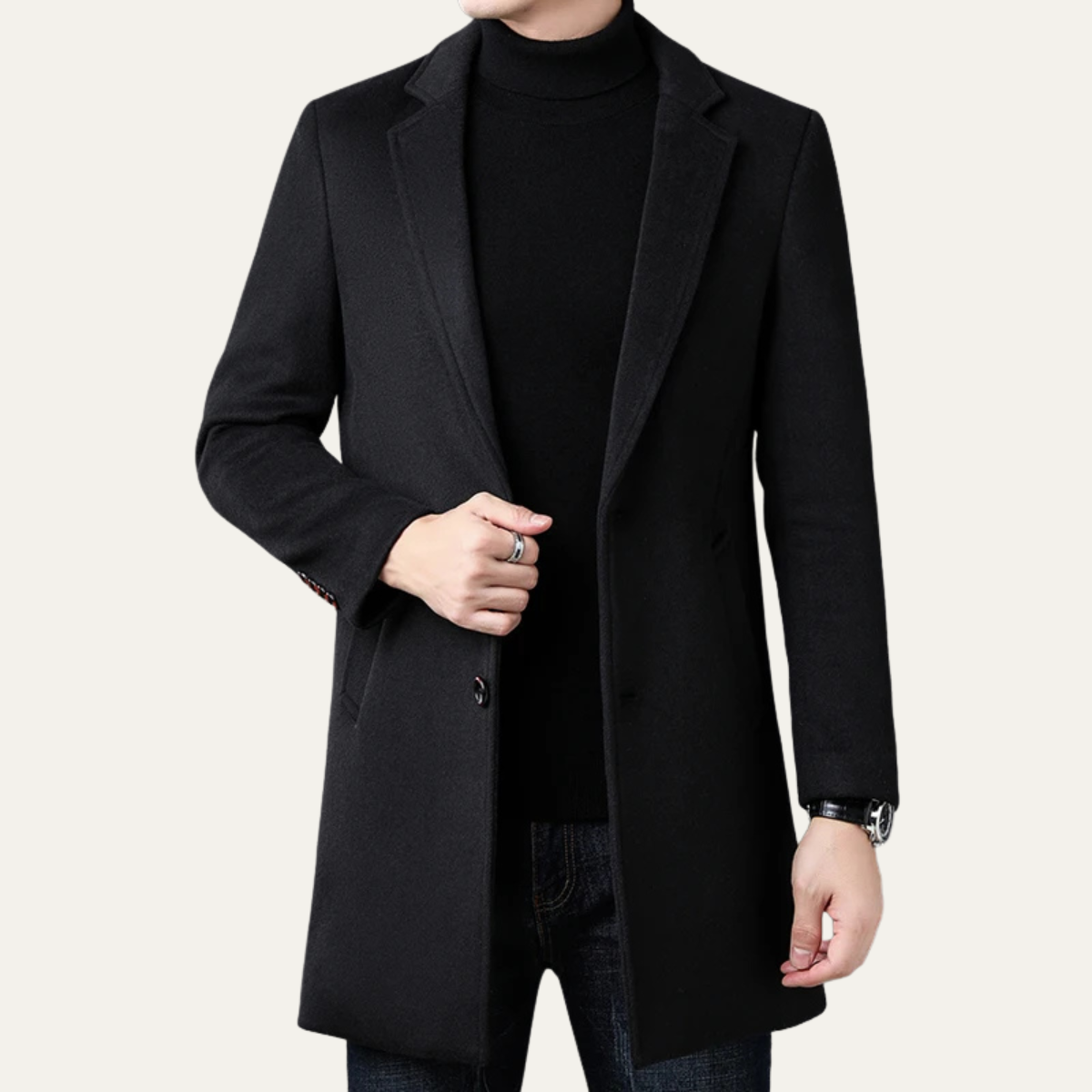 The Bournemouth - Manteau Long en Laine pour Homme