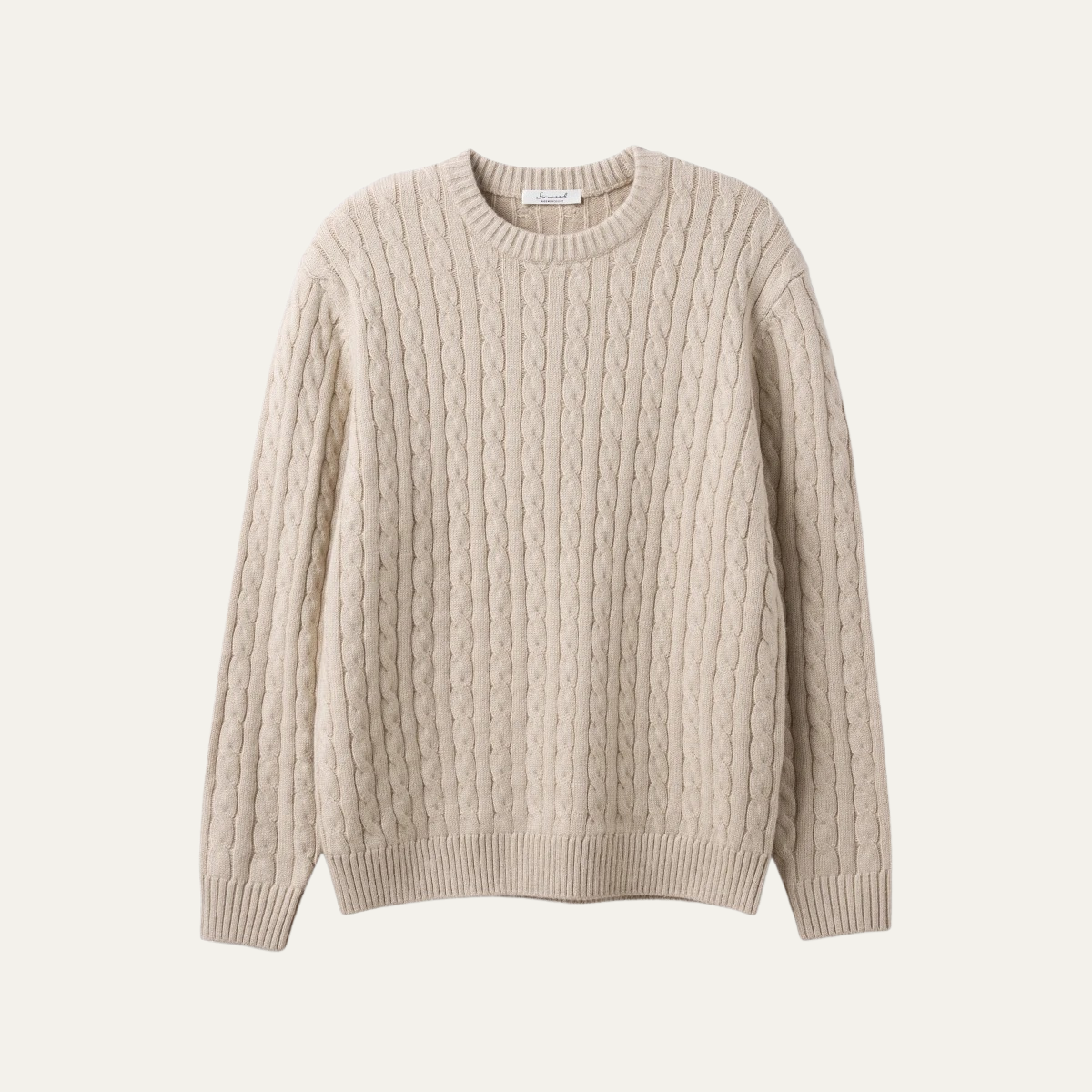 The Hever - Pull à torsades pour homme