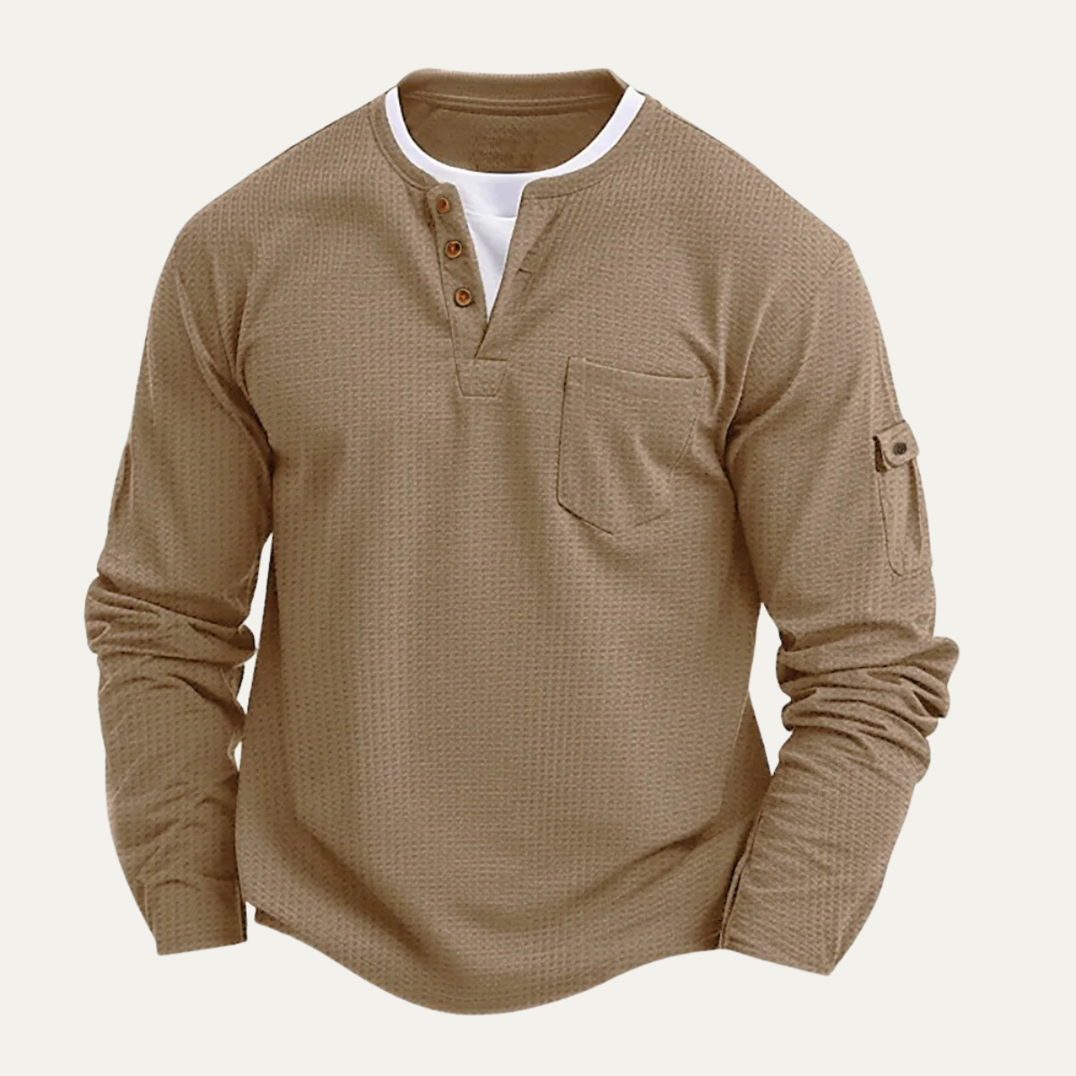 The Maremma – Pull homme en maille gaufrée casual chic