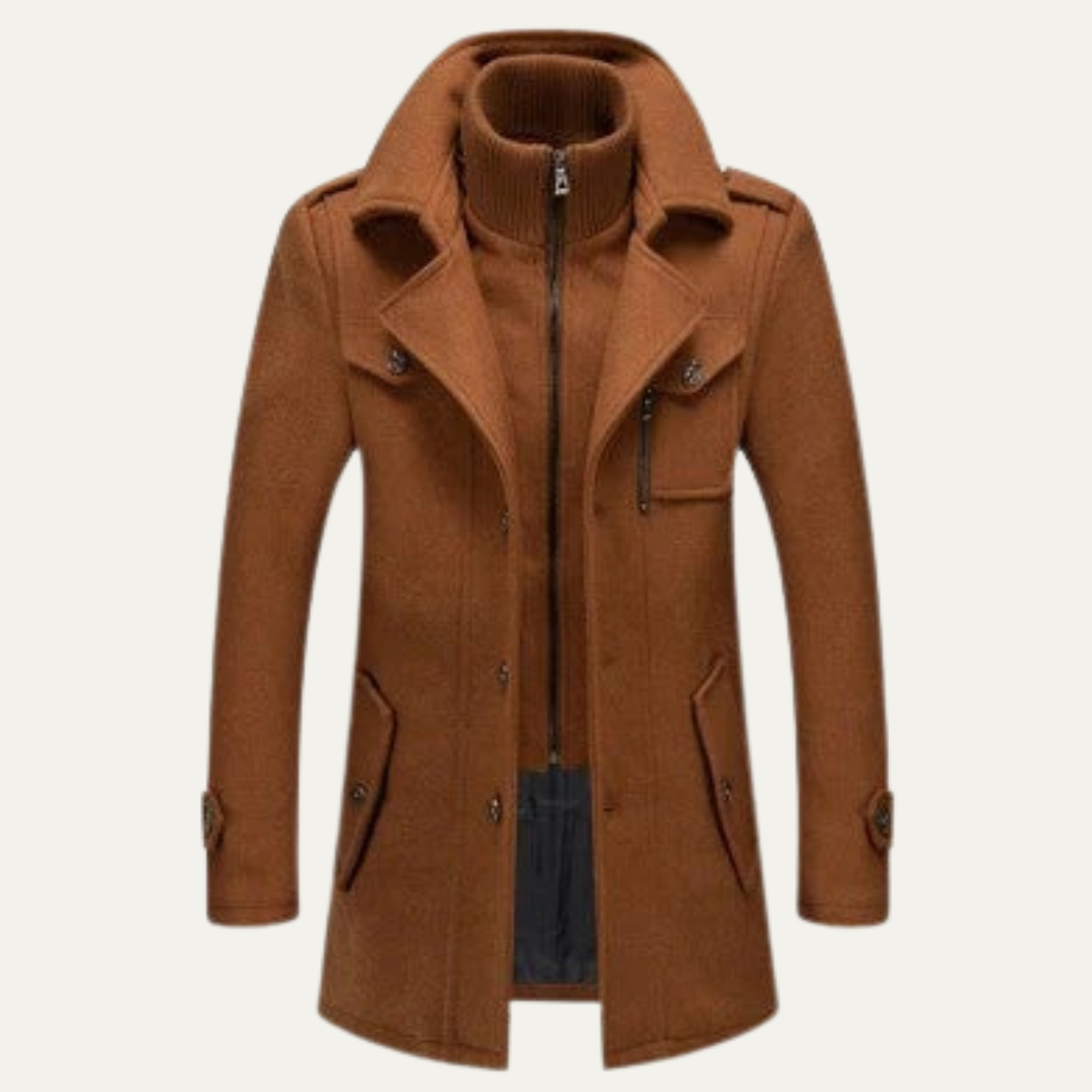 The Aberdeen Manteau double épaisseur en laine mélangée pour homme