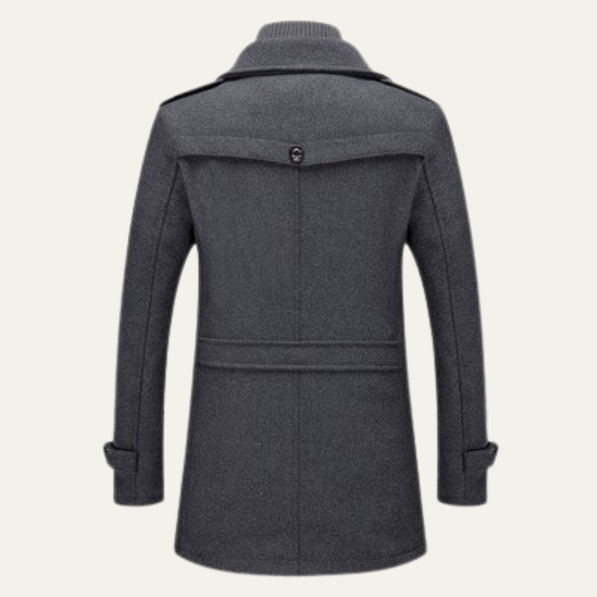 The Aberdeen - Manteau Double Couche en Laine Mélangée pour Hommes