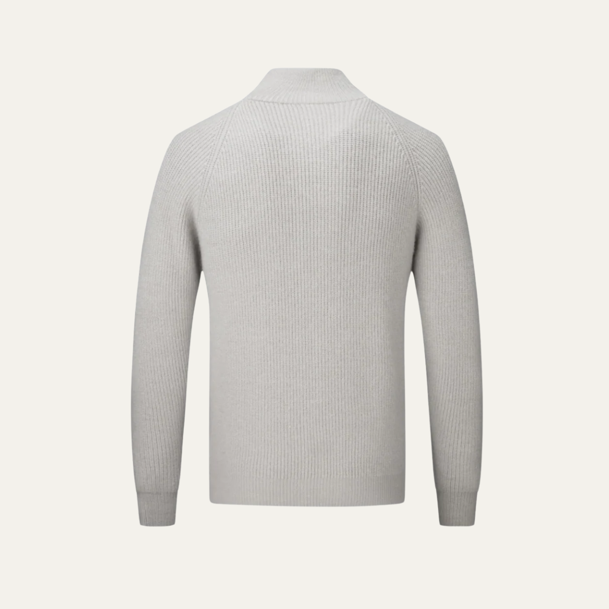 The Merino - Cardigan zippé en laine mérinos pour homme