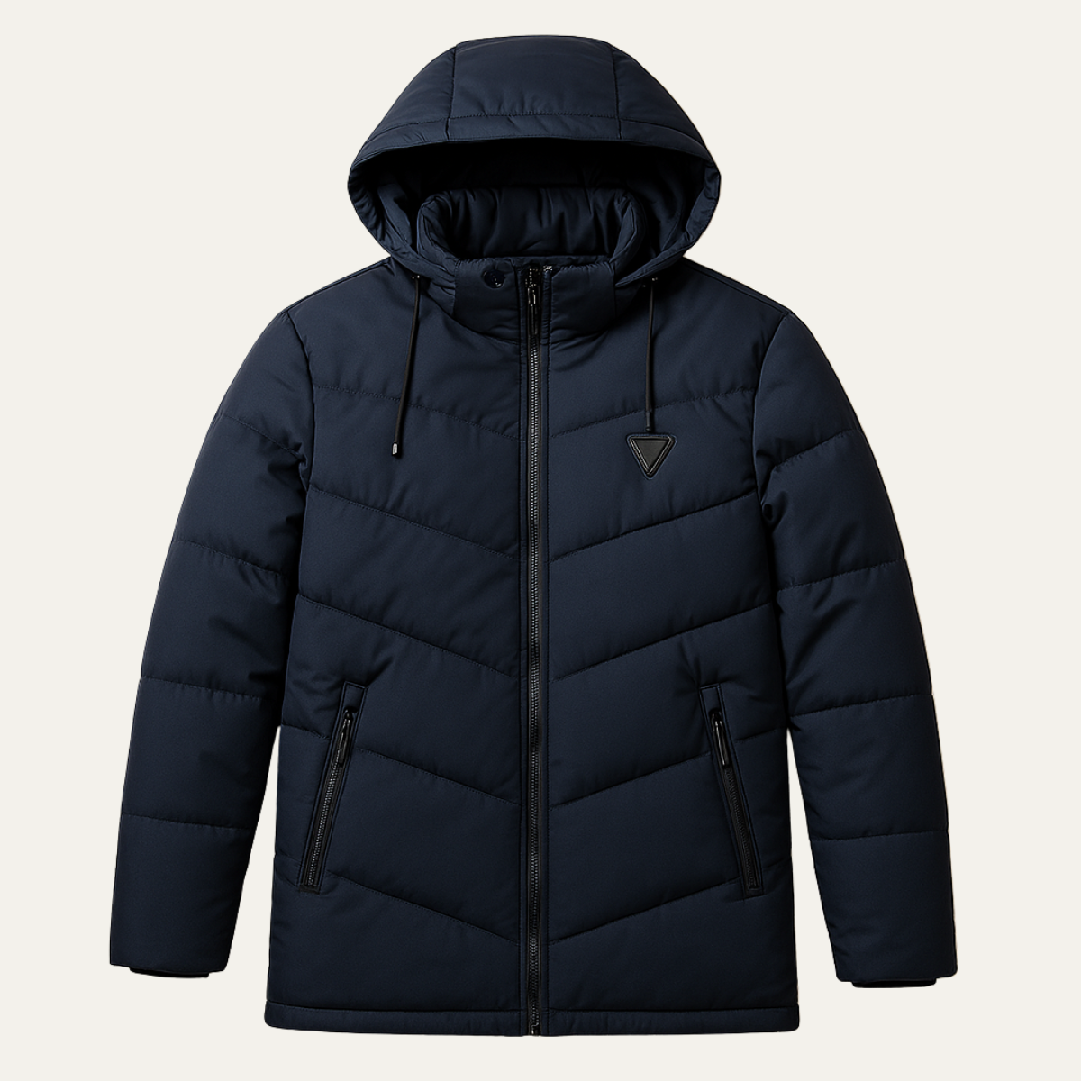 The Helsinki Parka Matelassé à Capuche Pour Homme – Long, Imperméable, Rembourré, à Multiples Poches
