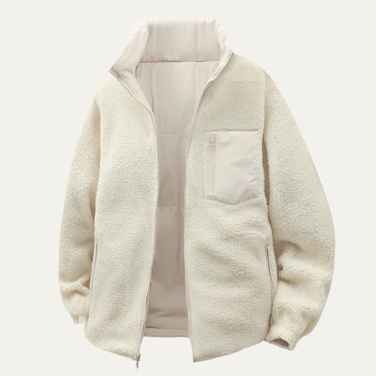 The Cala Mariolu - Veste réversible en polaire sherpa pour homme