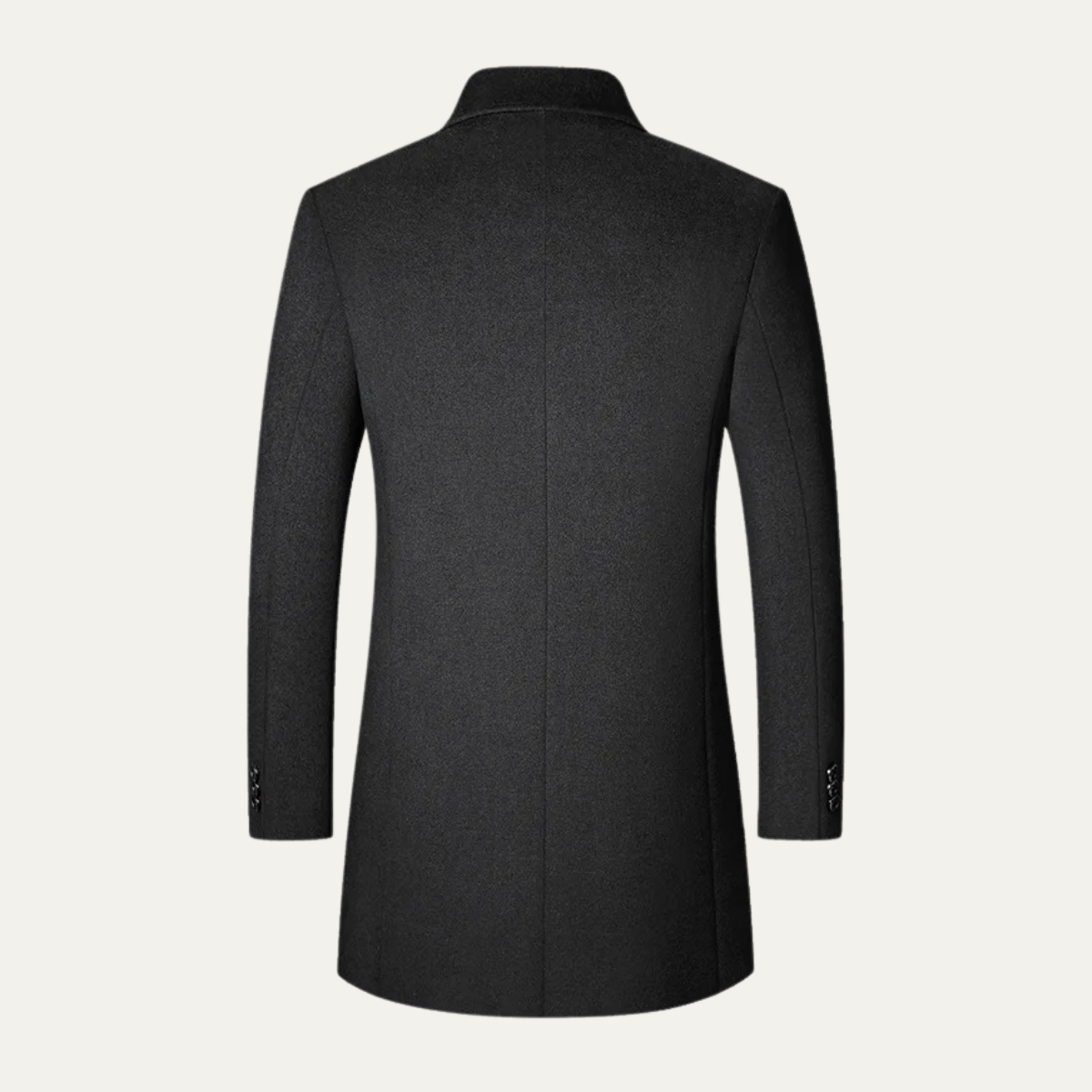 The Alderney - Manteau long élégant pour homme en laine mélangée chaude