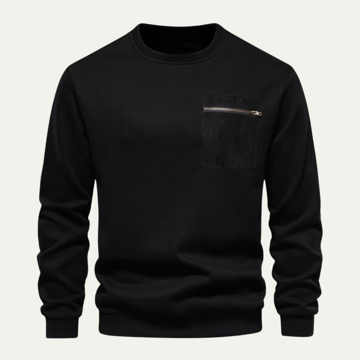 The Glasgow – Sweatshirt Homme avec Poche Zippée