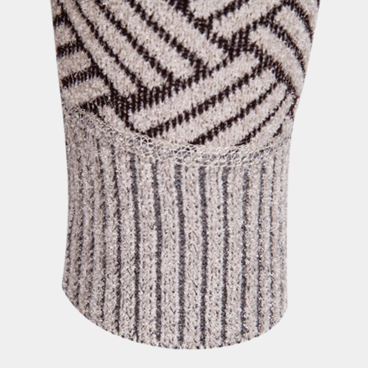 The Brackenridge - Veste à Zip Complet Tricotée Épaissie et Doublée en Fleece pour Hommes