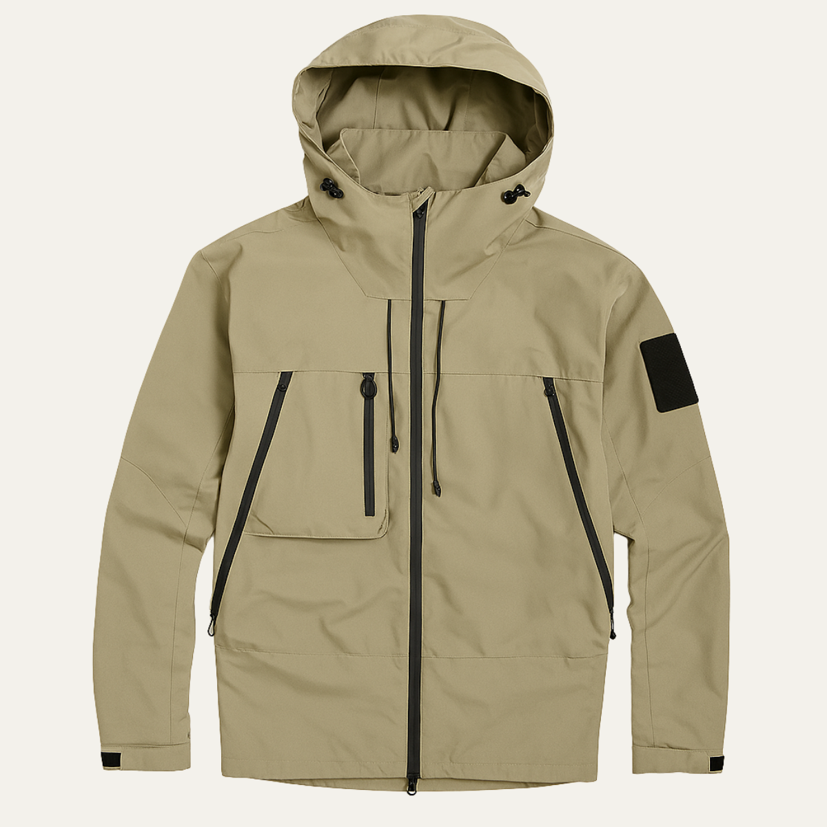 The Seathwaite Coupe-vent imperméable léger – Veste de pluie à capuche pour homme