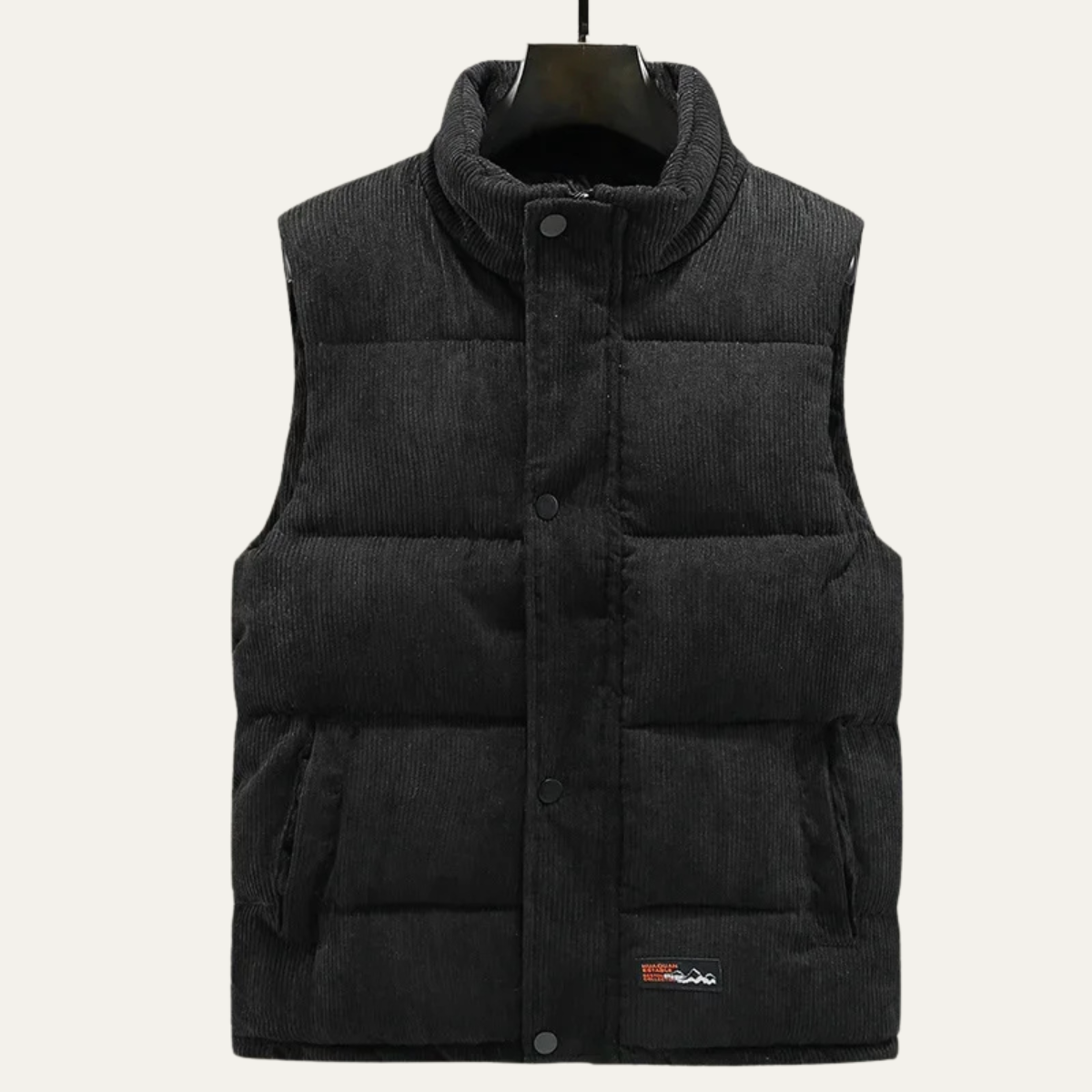 The Gubbio – Gilet Doudoune Homme Sans Manches Velours Côtelé