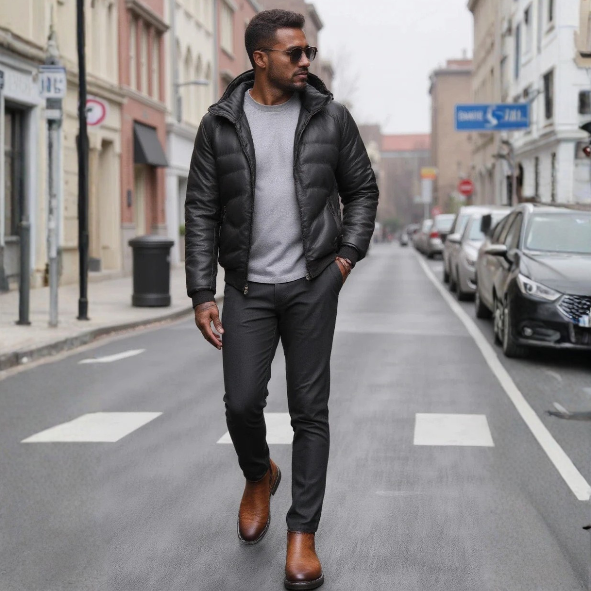 The Montalcino - Bottes Chelsea Classiques en Cuir Marron pour Homme