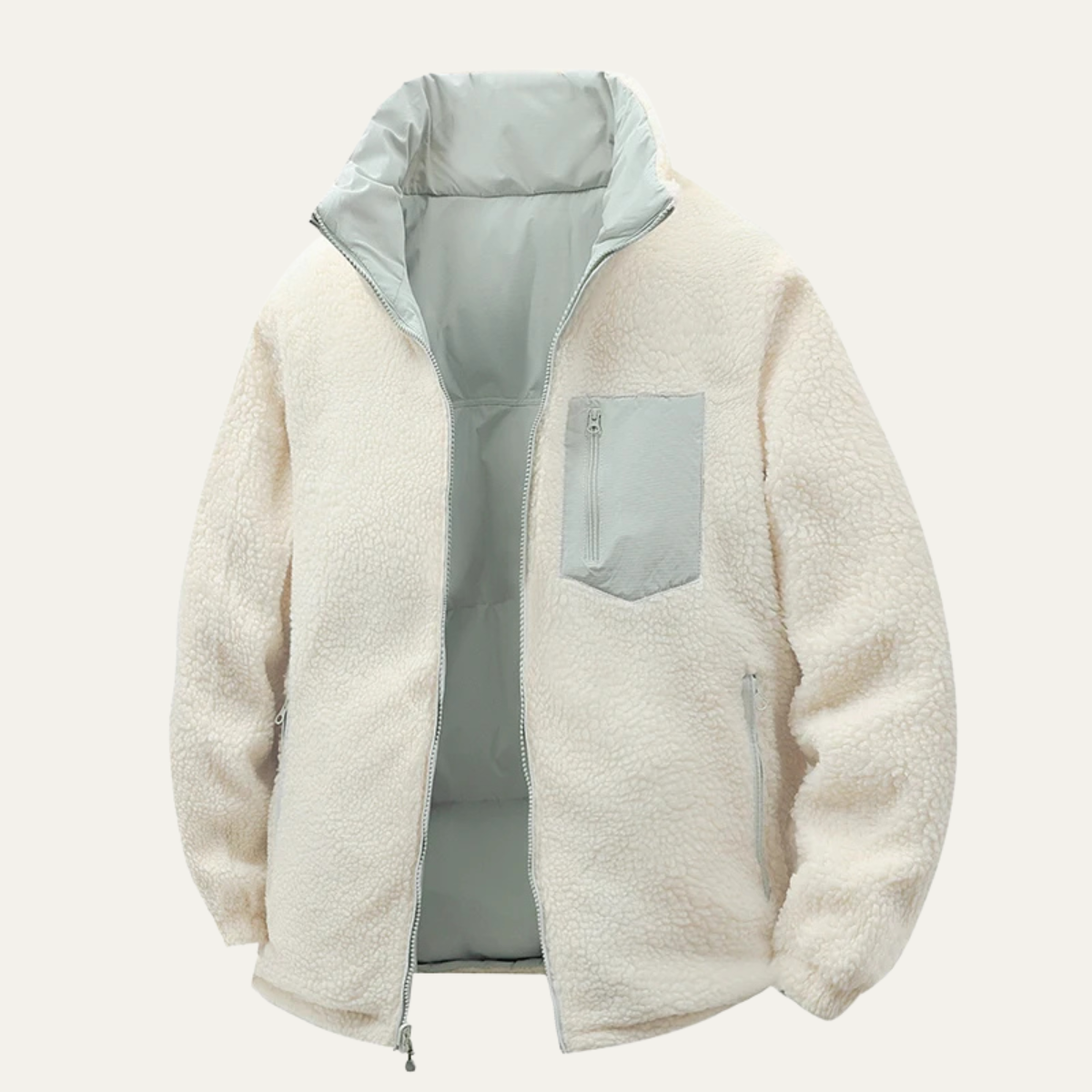 The Cala Mariolu - Veste réversible en polaire sherpa pour homme